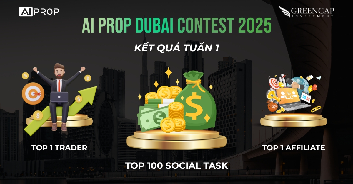 Tuần Mở Màn AI Prop Dubai Contest: Ai Sẽ Tiến Gần Hơn Đến Dubai Trip 15.000 USD?