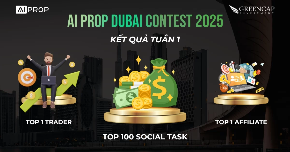 Tuần Mở Màn AI Prop Dubai Contest: Ai Sẽ Tiến Gần Hơn Đến Dubai Trip 15.000 USD?