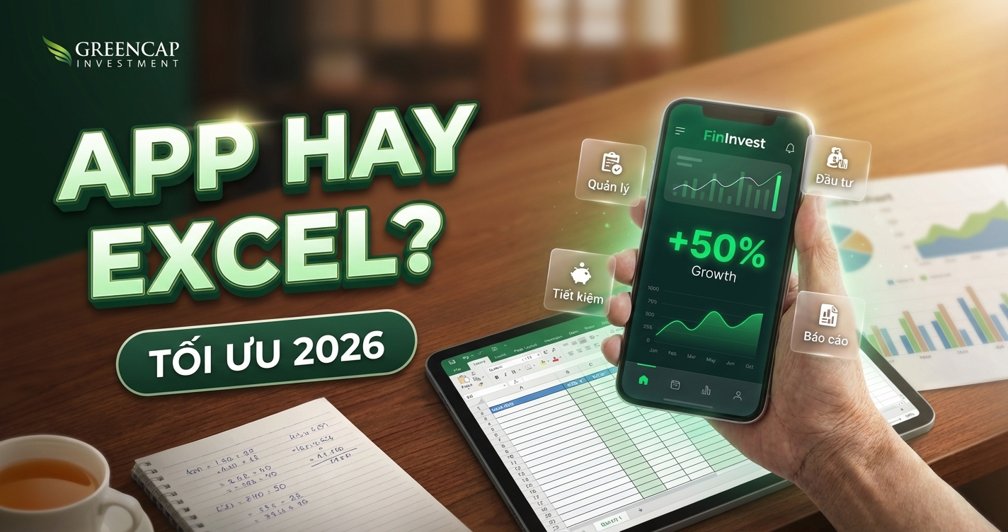 App quản lý tài chính vs File Excel: Đâu là lựa chọn tối ưu cho quản lý chi tiêu gia đình 2026