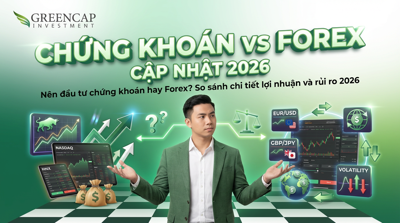 Nên đầu tư chứng khoán hay Forex? So sánh chi tiết lợi nhuận và rủi ro 2026