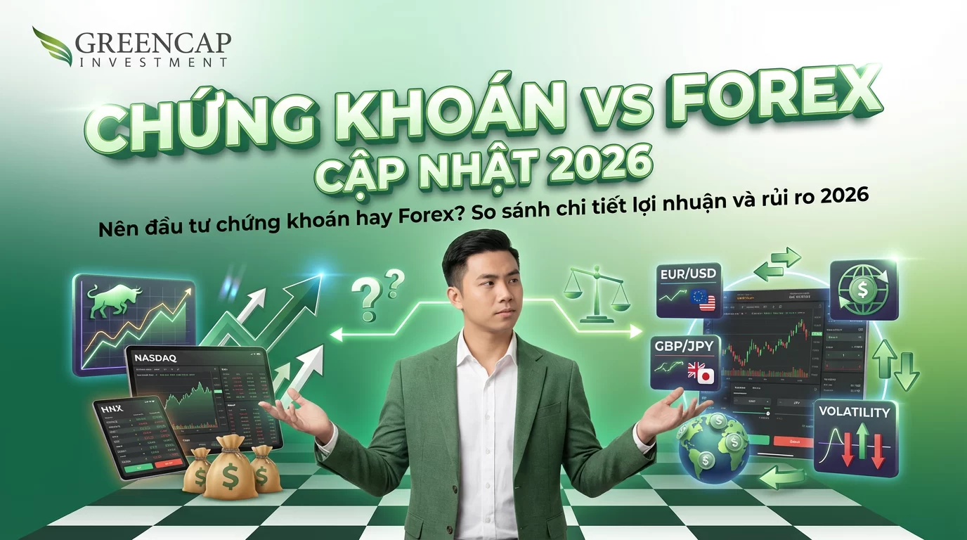 Nên đầu tư chứng khoán hay Forex? So sánh chi tiết lợi nhuận và rủi ro 2026