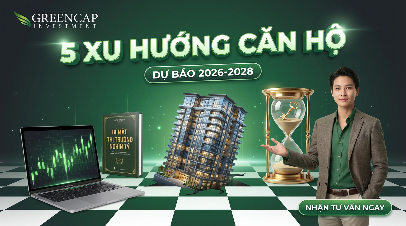 5 xu hướng và dự báo thị trường đầu tư căn hộ giai đoạn 2026-2028