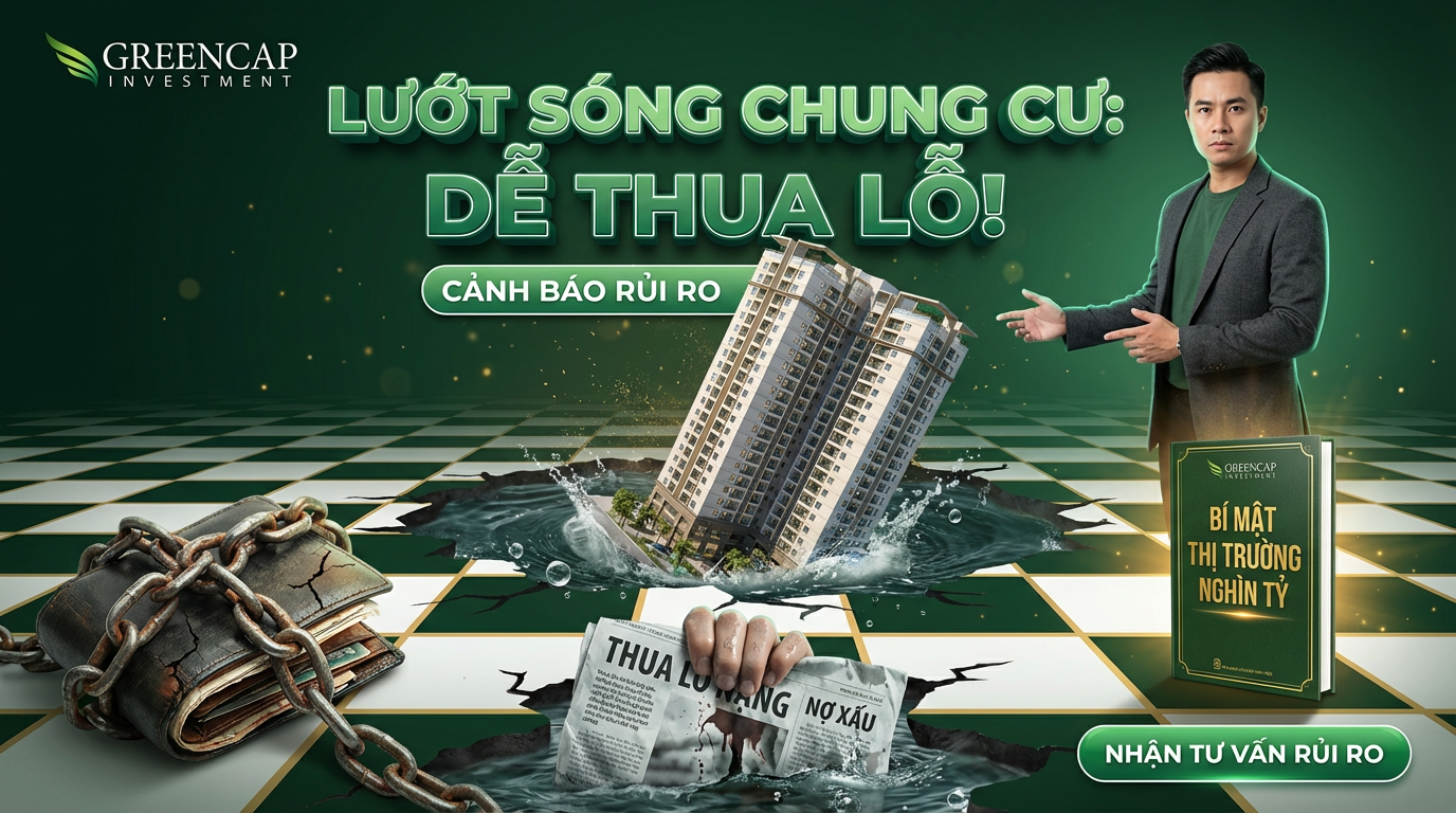 Tại sao đầu tư lướt sóng căn hộ chung cư thường dẫn đến thua lỗ cho nhà đầu tư cá nhân?