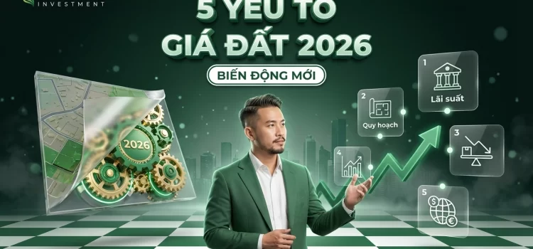 5 Yếu tố thị trường đang định hình lại biểu đồ giá đất nền năm 2026