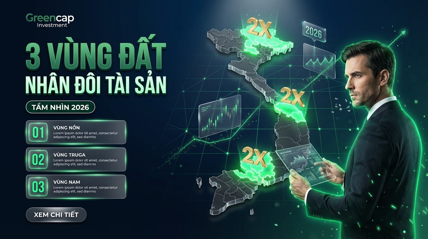3 Khu vực đất nền tiềm năng giúp bạn nhân đôi tài sản nhưng vẫn an toàn vùng vốn 2026