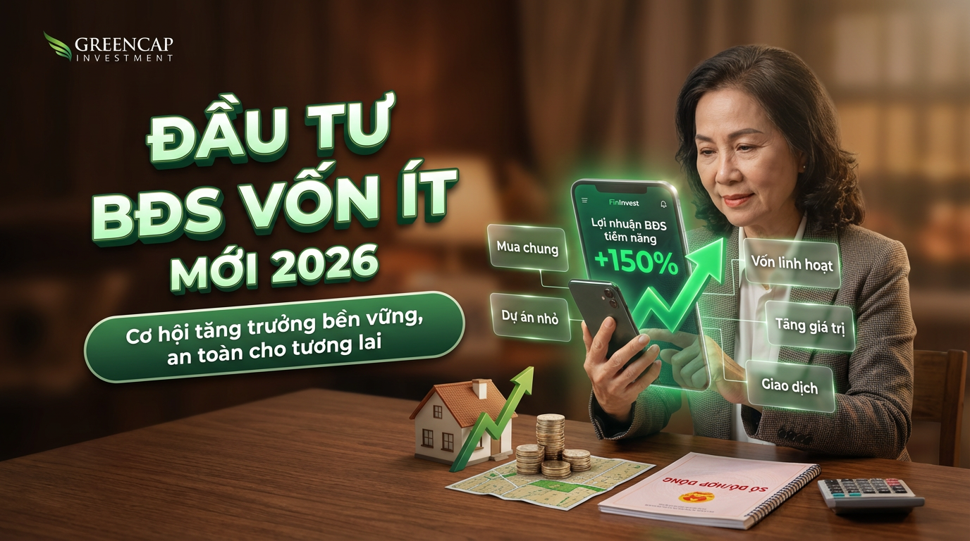 Cách đầu tư bất động sản hiệu quả từ số vốn nhỏ dành cho người mới 2026