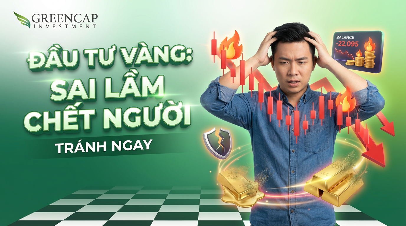 Tại sao đầu tư vàng thường xuyên thua lỗ và những sai lầm bạn cần tránh ngay lập tức