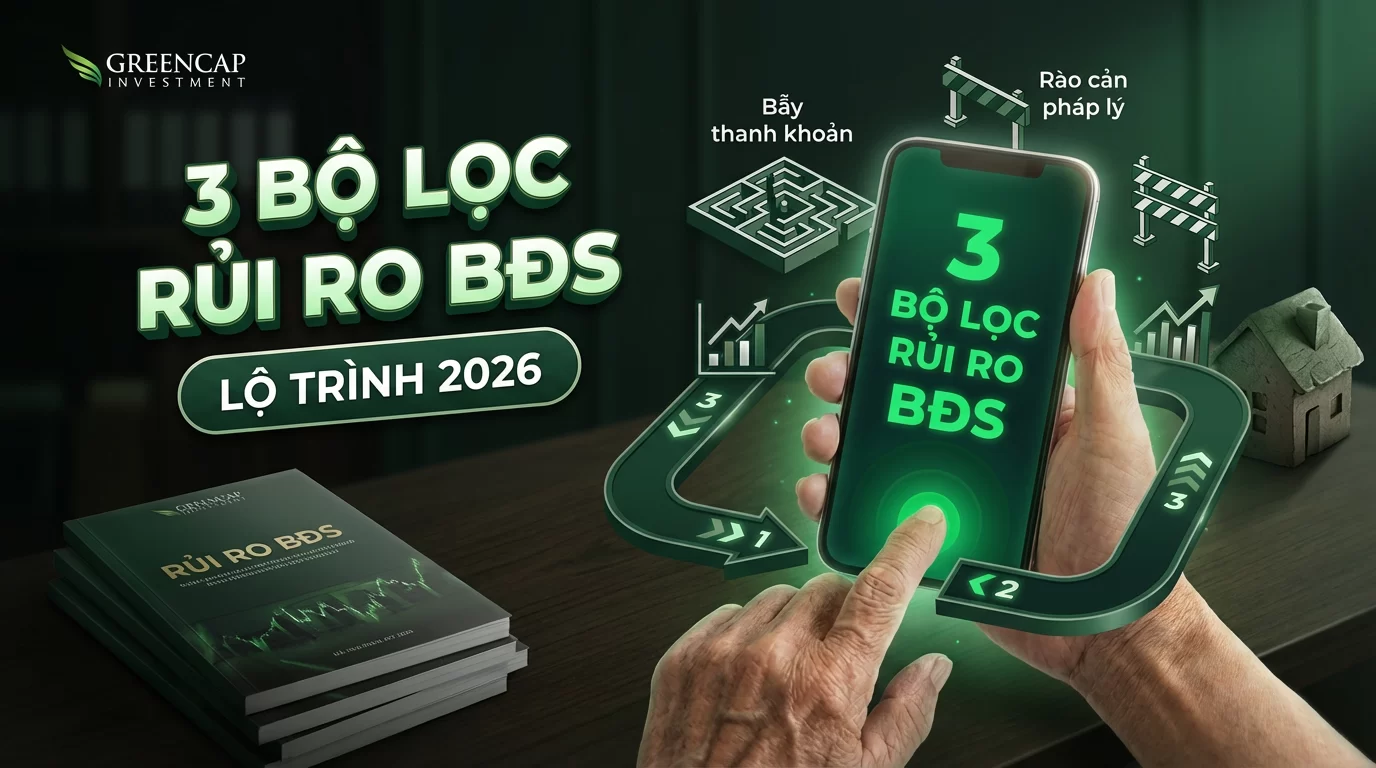 Đầu tư bất động sản là gì mà ai cũng thất bại nếu thiếu 3 bộ lọc rủi ro này?
