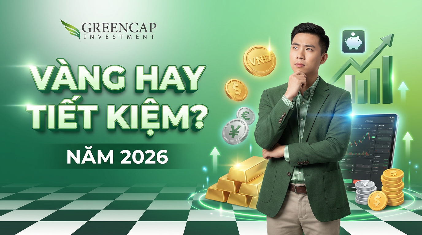 Đầu tư vàng hay gửi tiết kiệm là lựa chọn thông minh trong năm 2026?