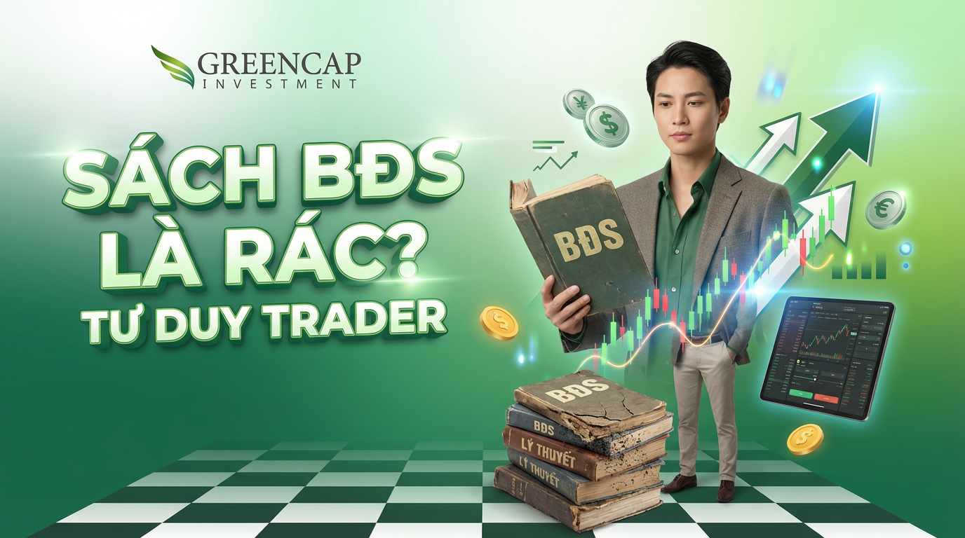 Sách đầu tư bất động sản là rác nếu bạn thiếu tư duy thực chiến của một trader chuyên nghiệp