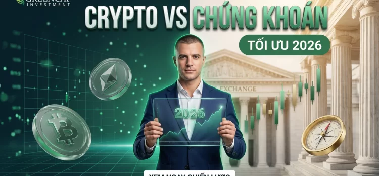 Thị trường tiền điện tử vs Chứng khoán: Đâu là lựa chọn tối ưu cho dòng tiền bền vững 2026?