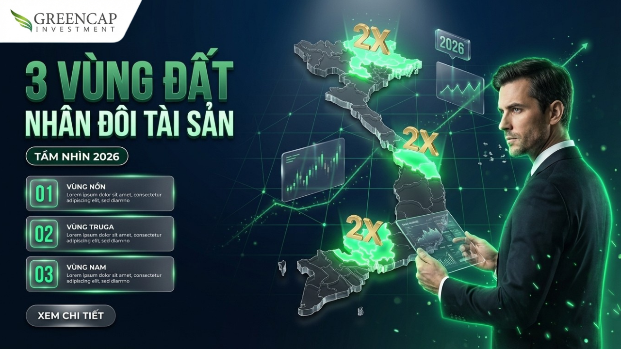 3 Khu vực đất nền tiềm năng giúp bạn nhân đôi tài sản nhưng vẫn an toàn vùng vốn 2026