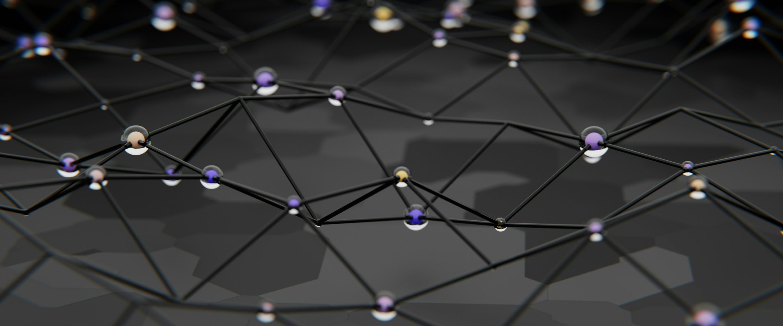 Hình ảnh hệ sinh thái Ethereum với các nút mạng liên kết, biểu thị khả năng hỗ trợ dApps và hợp đồng thông minh.