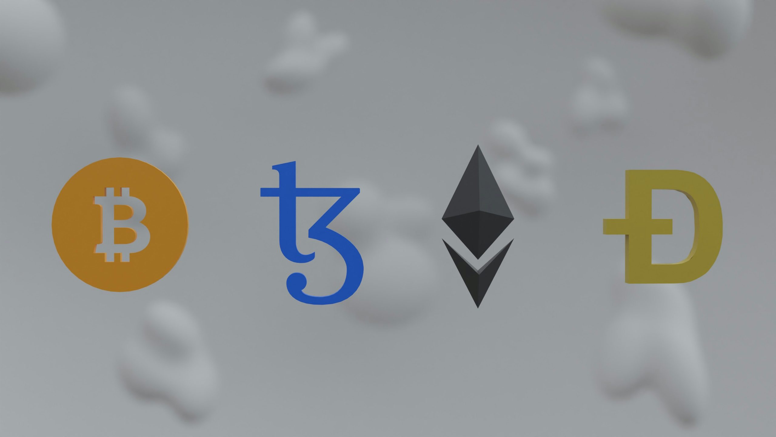 Danh mục đầu tư tiền điện tử đa dạng với các biểu tượng Bitcoin, Ethereum và Altcoin, minh họa nguyên tắc phân bổ vốn.