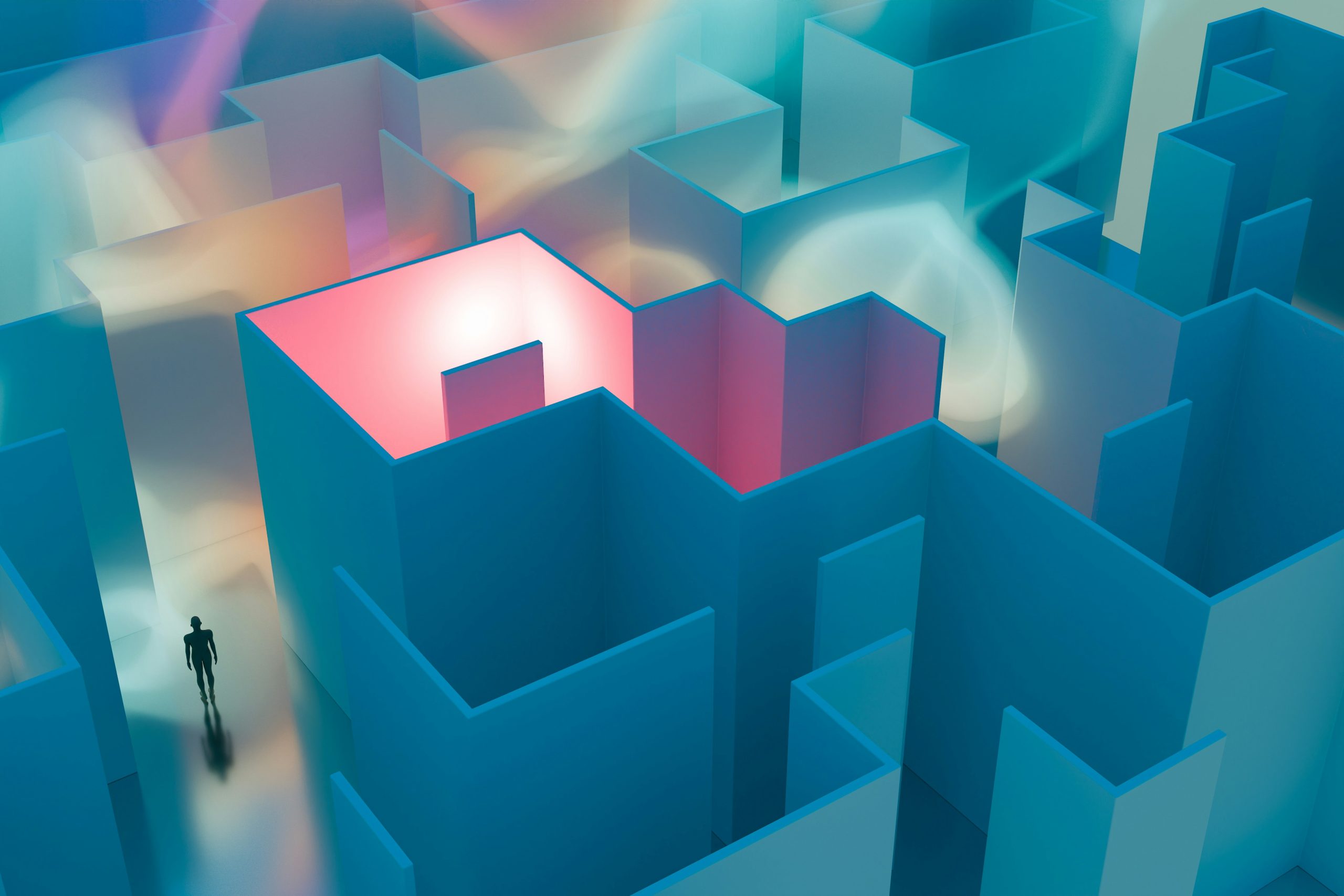 Rủi ro đầu tư bất động sản Hình ảnh ẩn dụ về mê cung tài chính thể hiện những rủi ro và thách thức trong đầu tư bất động sản, cần có chiến lược rõ ràng.