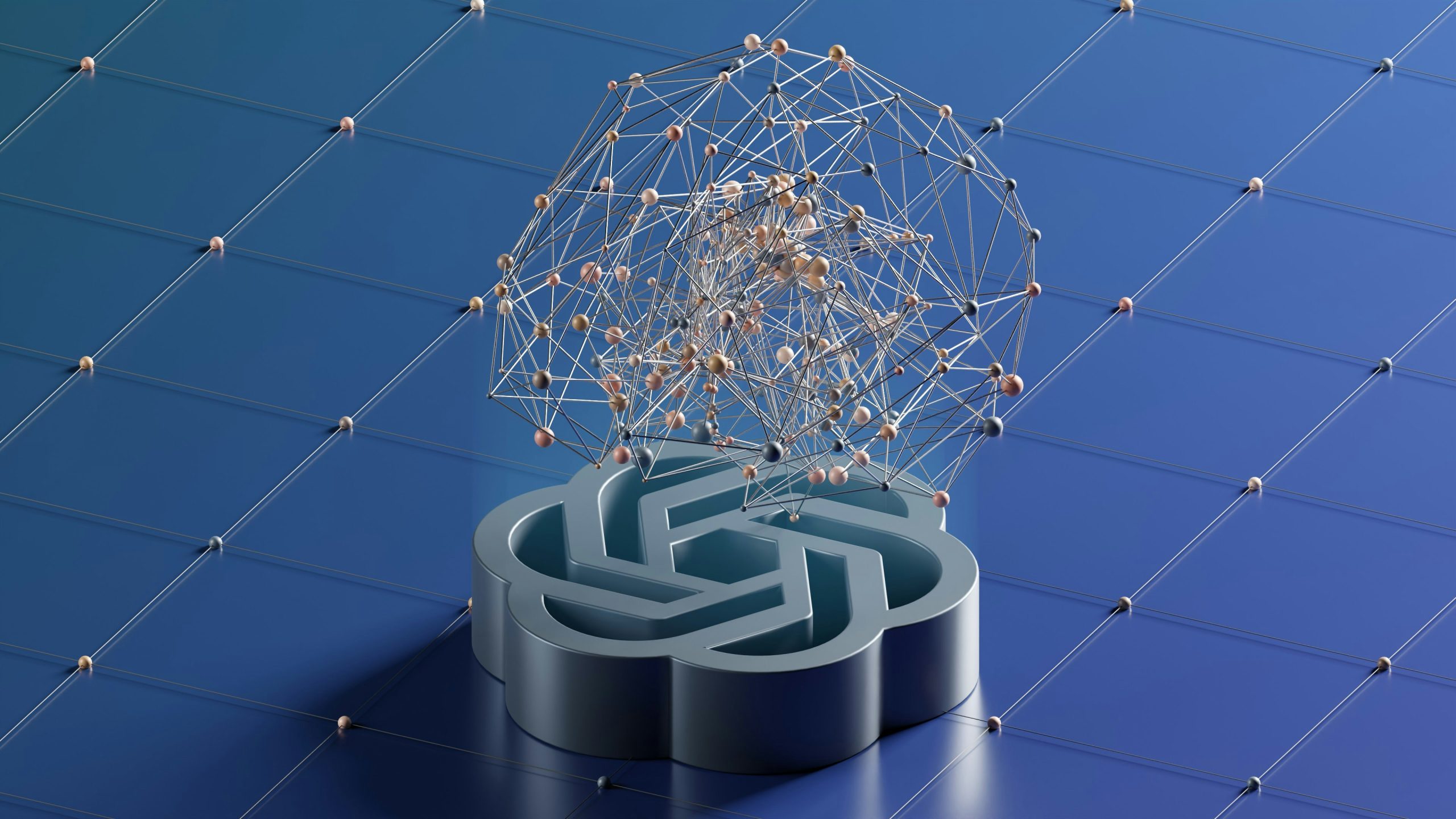 Hình ảnh thể hiện sự kết hợp giữa trí tuệ nhân tạo (AI) và công nghệ blockchain trong các dự án Web3, định hình tương lai của tiền điện tử.